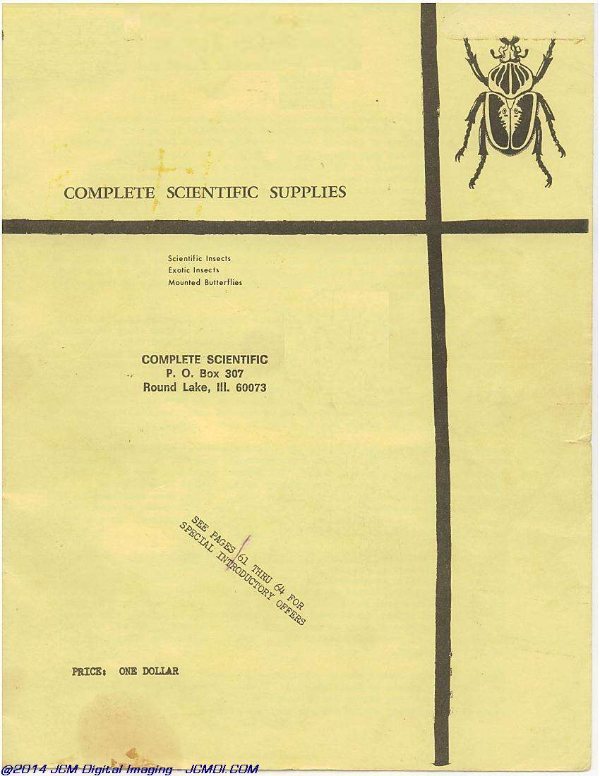 Complete Scientific 1978 Catalog page scan